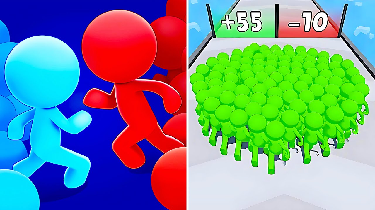 CountStickman 3D Vs Count Run Masters Stickman💥💥💥Walkthrough Max Levels Gameplay BR11
