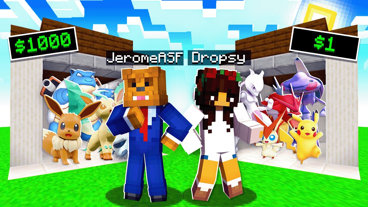Bidding On STORAGE UNITS In Minecraft Pixelmon