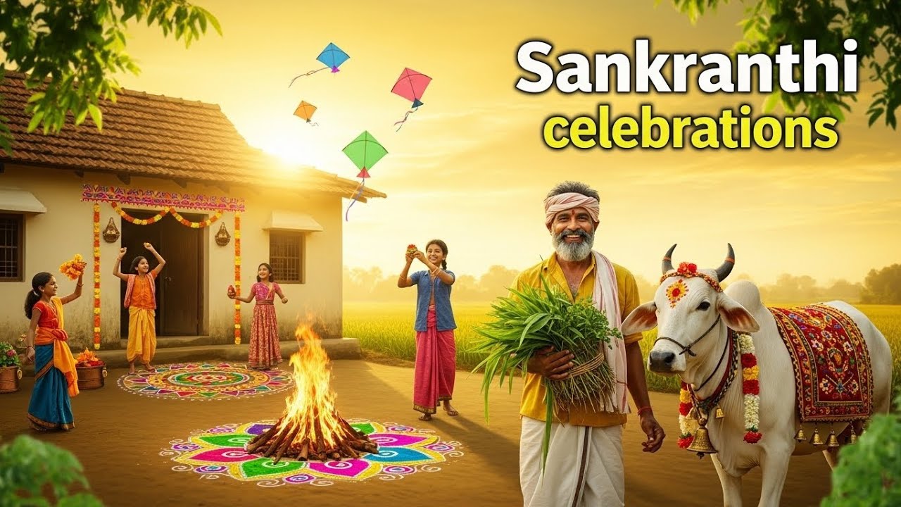 సంక్రాంతి సంబరాలు 🌾 | Sankranthi Special Telugu Folk Song | Bhogi Kanuma