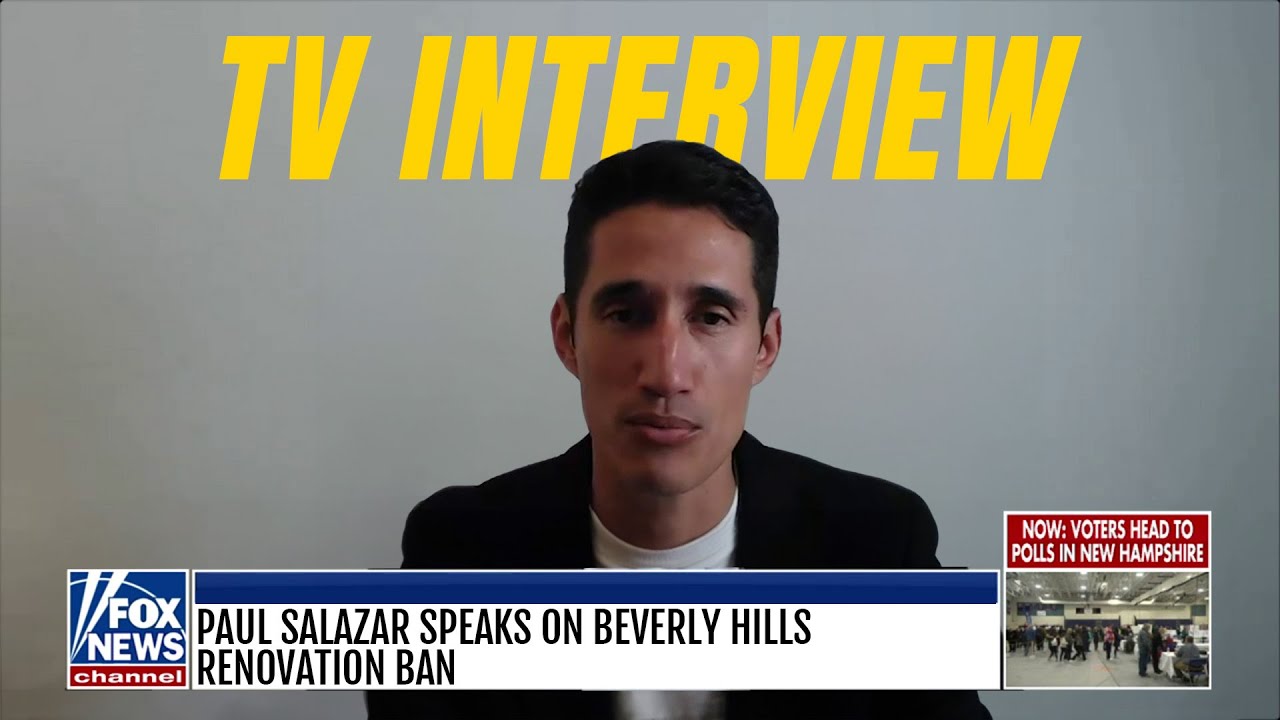 Paul Salazar Weighs in on Beverly Hills Renovation Ban | Fox News Interview