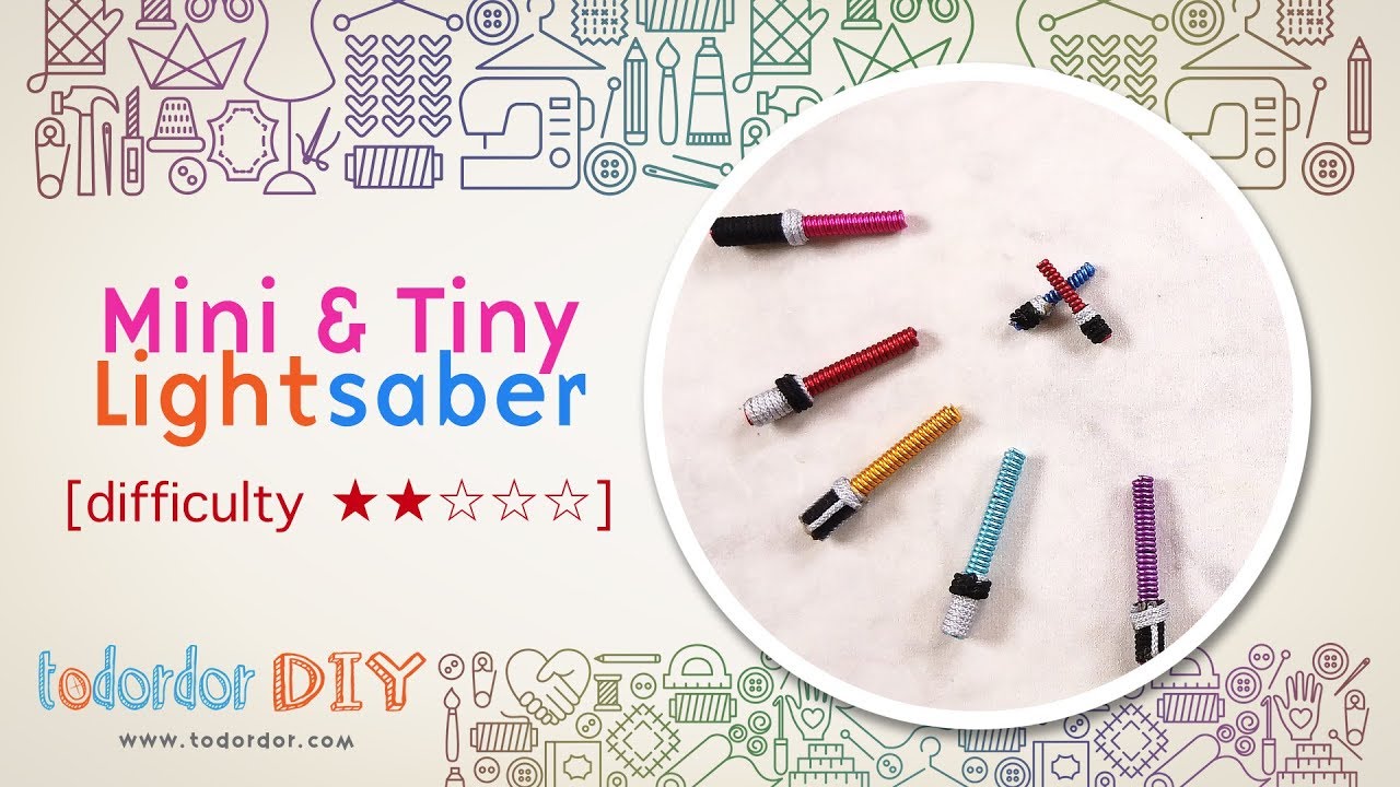 🔅[DIY] Mini & tiny lightsaber | DIY lightsaber  | Lightsaber tutorial | Todordor DIY