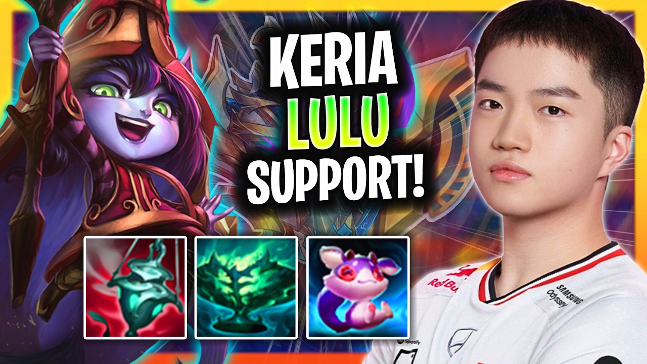 T1 KERIA DIDN'T Need Kills To DOMINATE with Lulu! | T1 Keria Plays Lulu Support Patch 26.6