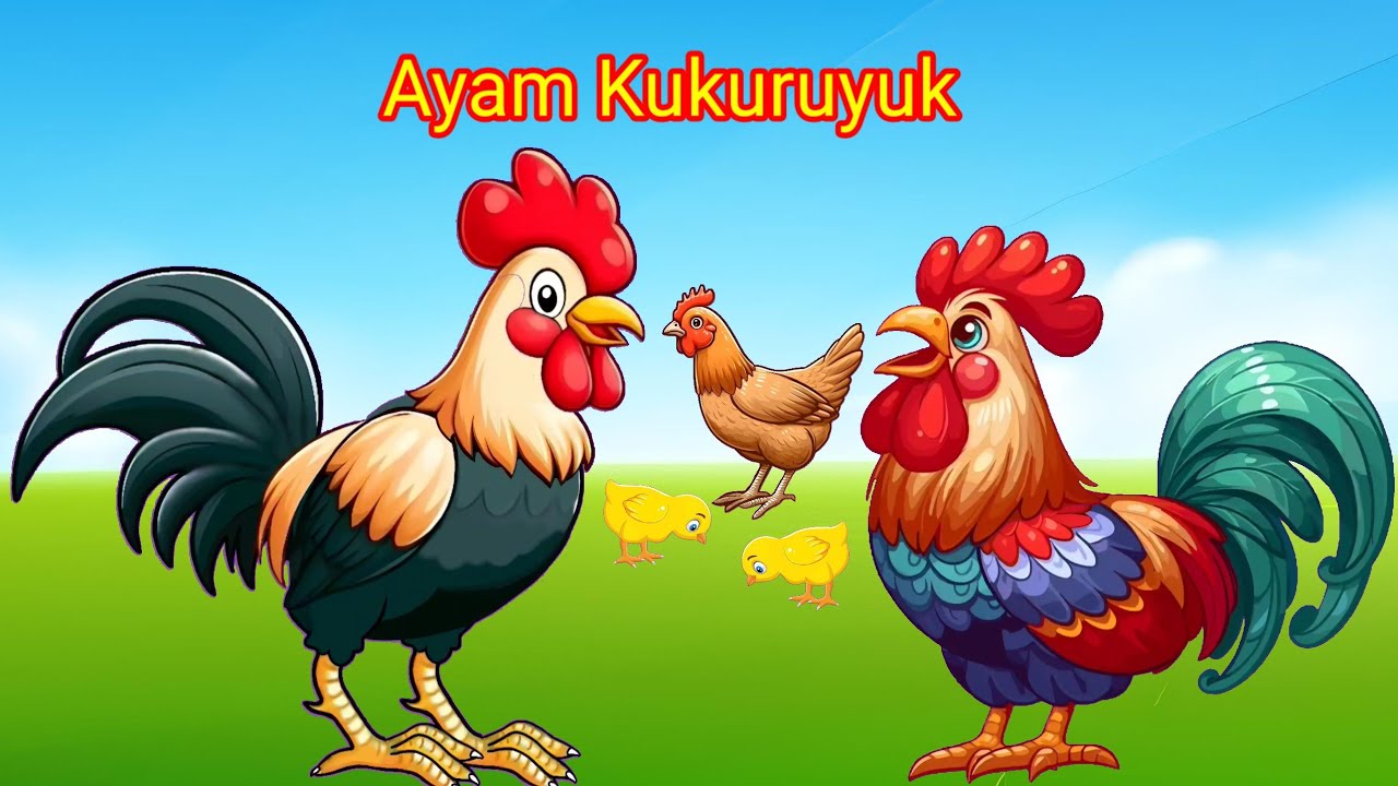 AYAM KUKURUYUK ❤️ KALAU KAU SUKA HATI ❤️ LAGU ANAK INDONESIA 🇮🇩 #laguanak #laguanakpopuler