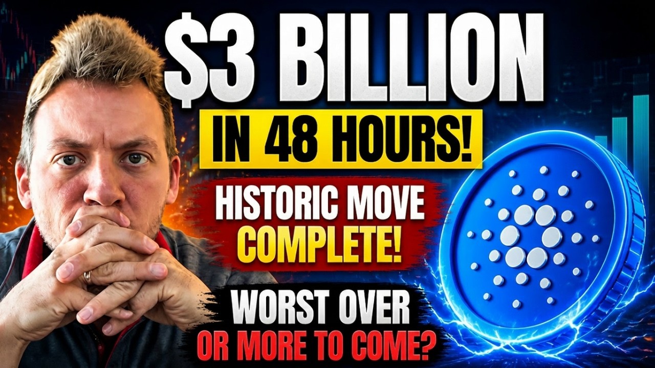 CARDANO ADA: 3 миллиарда долларов за 48 часов! Исторический шаг завершен! Худшее позади или ждать...