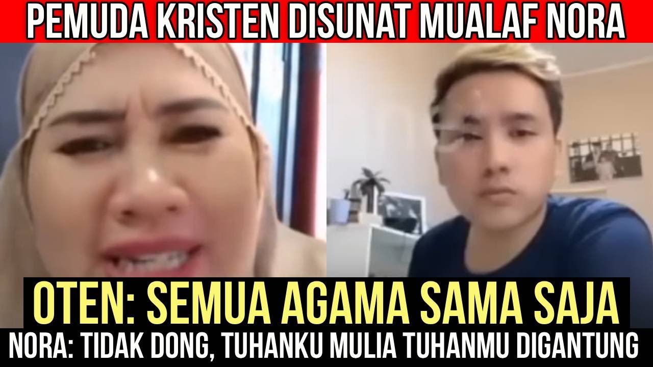OTEN NGOTOT: Semua Agama Sama!! Langsung DIBANTAH Mualaf Nora