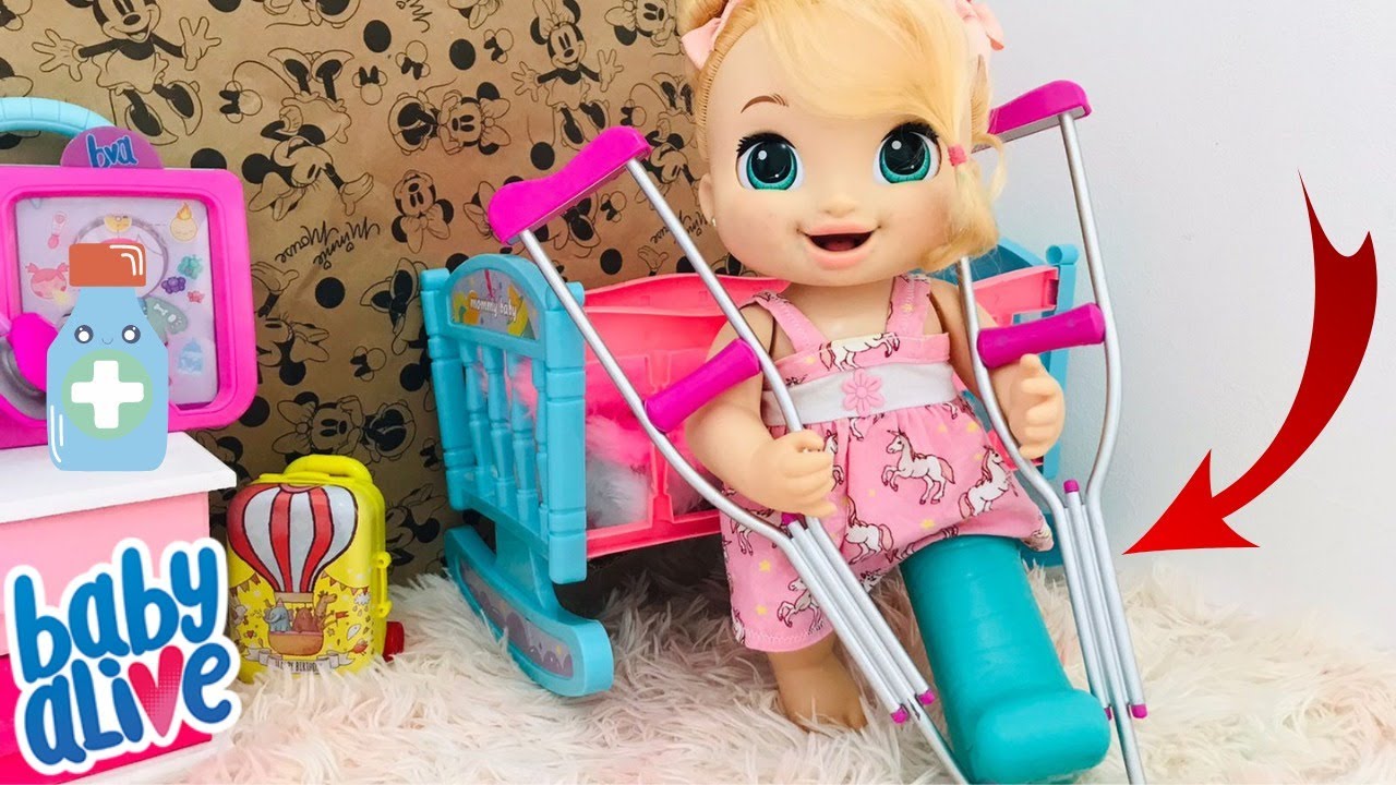 COMO FAZER REMEDINHO PARA BABY ALIVE LULU FICOU DOENTINHA CAIU DA CAMA E MACHUCOU PÉ 3 3 1