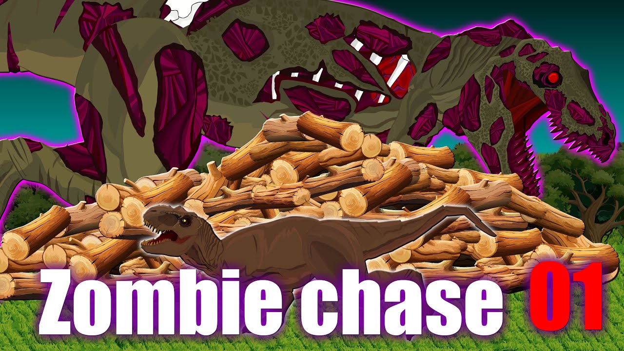 Zombie T-Rex Chase (Halloween special ep18)