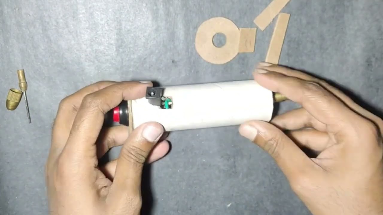 Homemade Drill Machine with 12V DC Motor 💡 | Simple & Powerful!