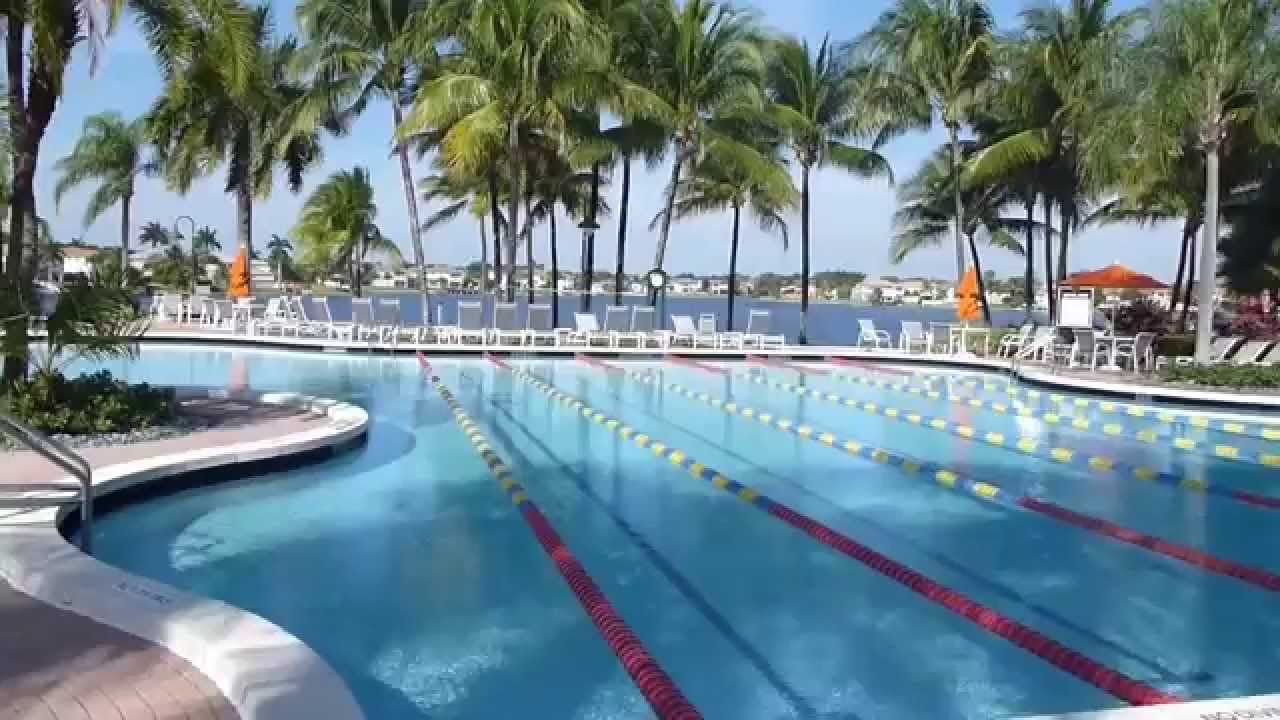 Doral Isles, Doral FL. Pool area - Resort-style living at its best! Near Miami, Florida - USA