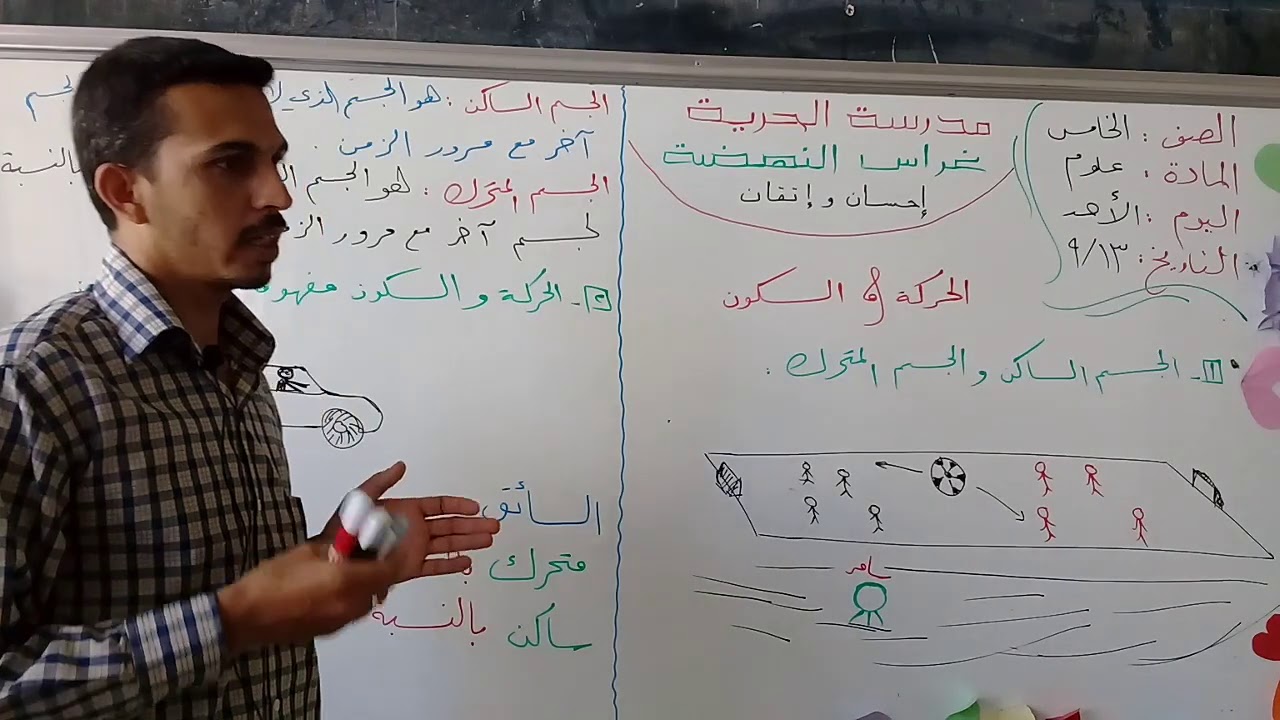 علوم(خامس)/الحركة و السكون