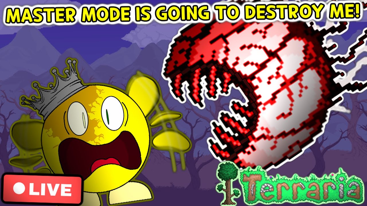 THERE'S NO WAY I'M BEATING THIS... (Terraria Master Mode LIVE!)