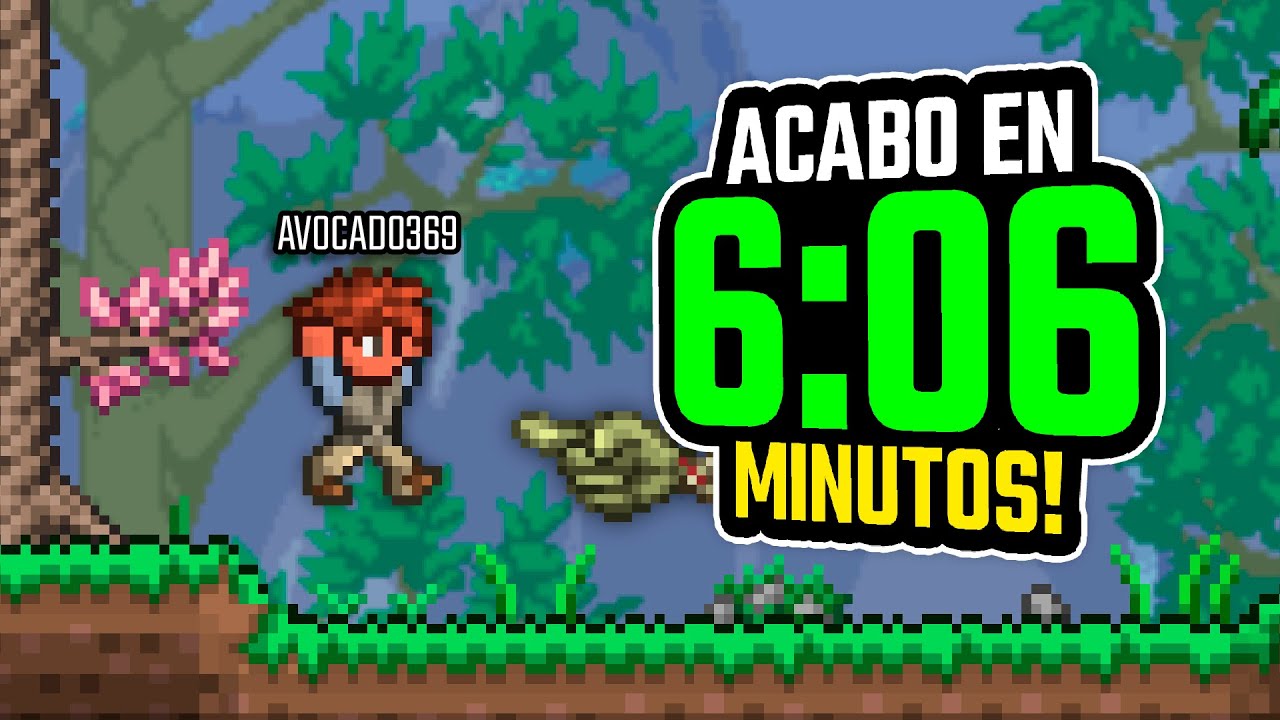 ESTE JUGADOR ACABÓ TERRARIA EN 6 MINUTOS!! 😨