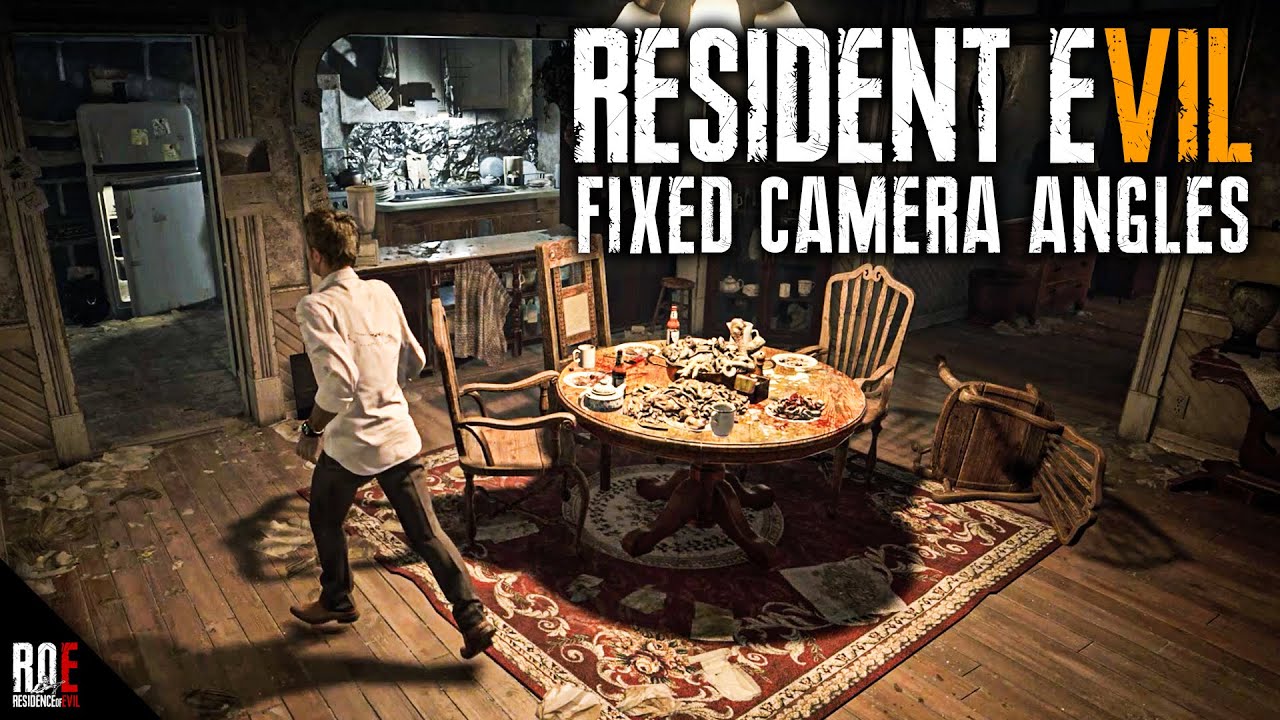 RESIDENT EVIL 7 || FIXED CAMERAS | Classic RE Style Concept MOD