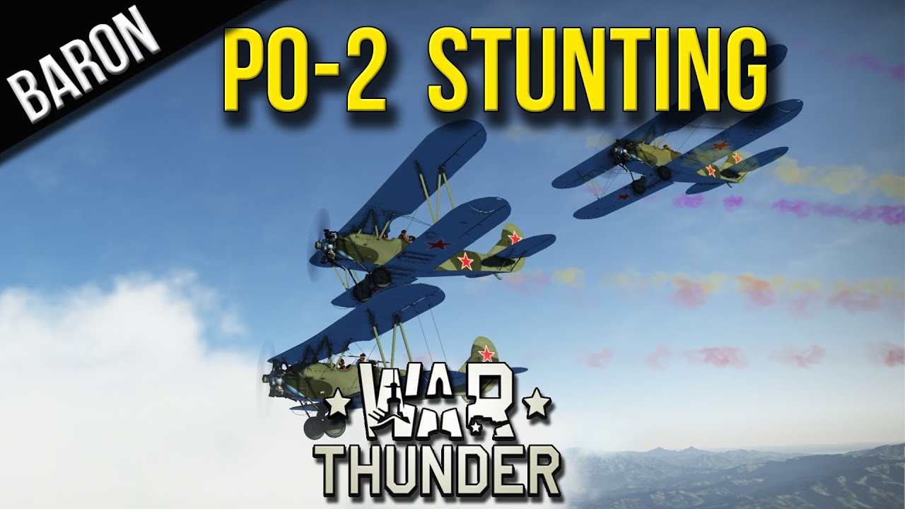 War Thunder Gameplay - Po-2 Stunt Flying Hilarity