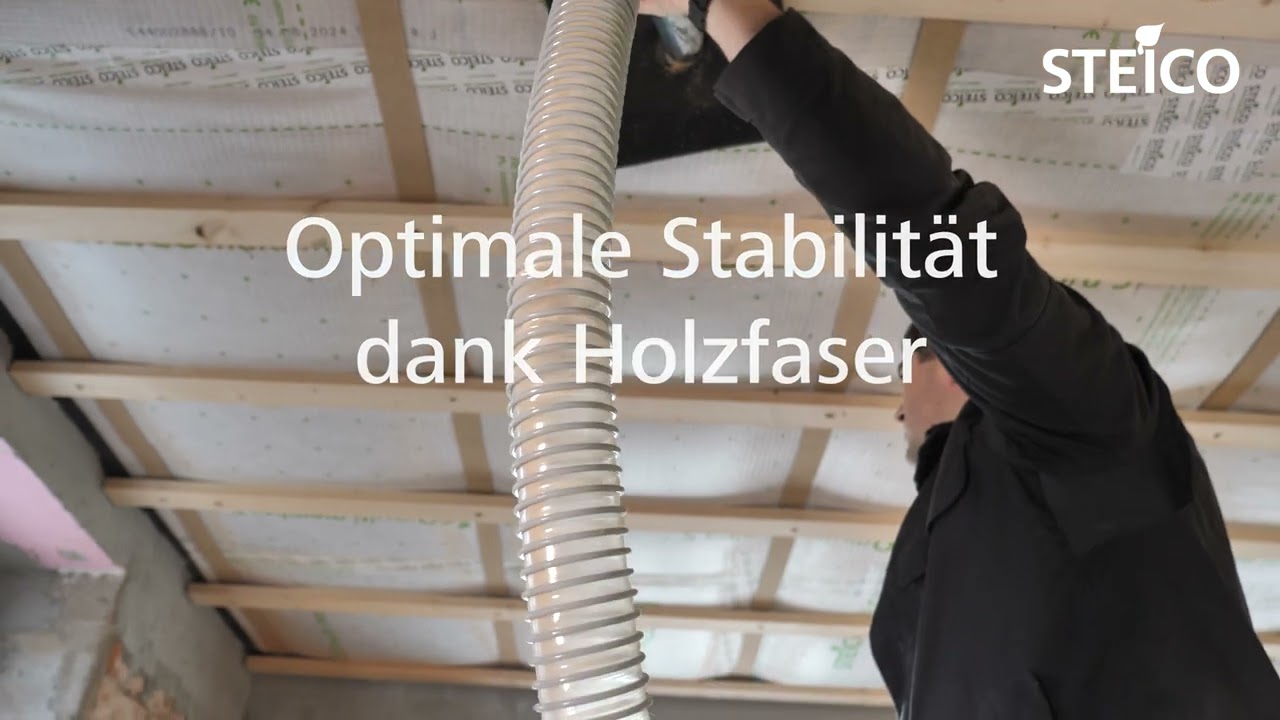 STEICOtimberfloc im Test: Die kombinierte Einblasd&auml;mmung aus Holzfaser und Zellulose