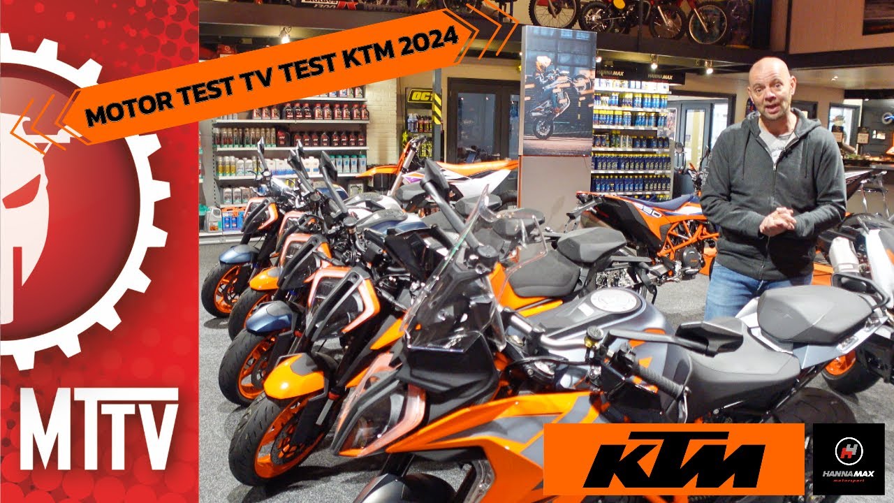 KTM 2024 terug op Motor Test TV / met dank aan Hannamax / de grootste KTM Husqvarna en GasGas dealer