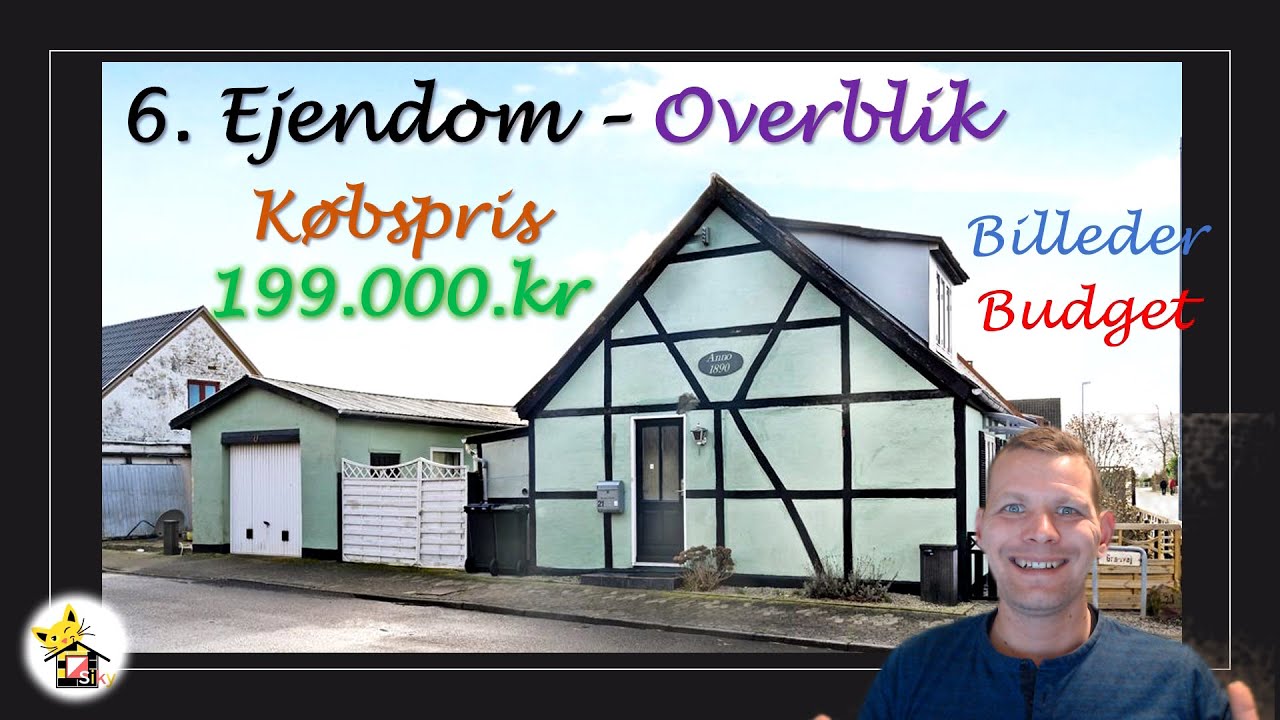 199 000kr 6. Ejendom Budget, Billeder og Beregning af Husleje