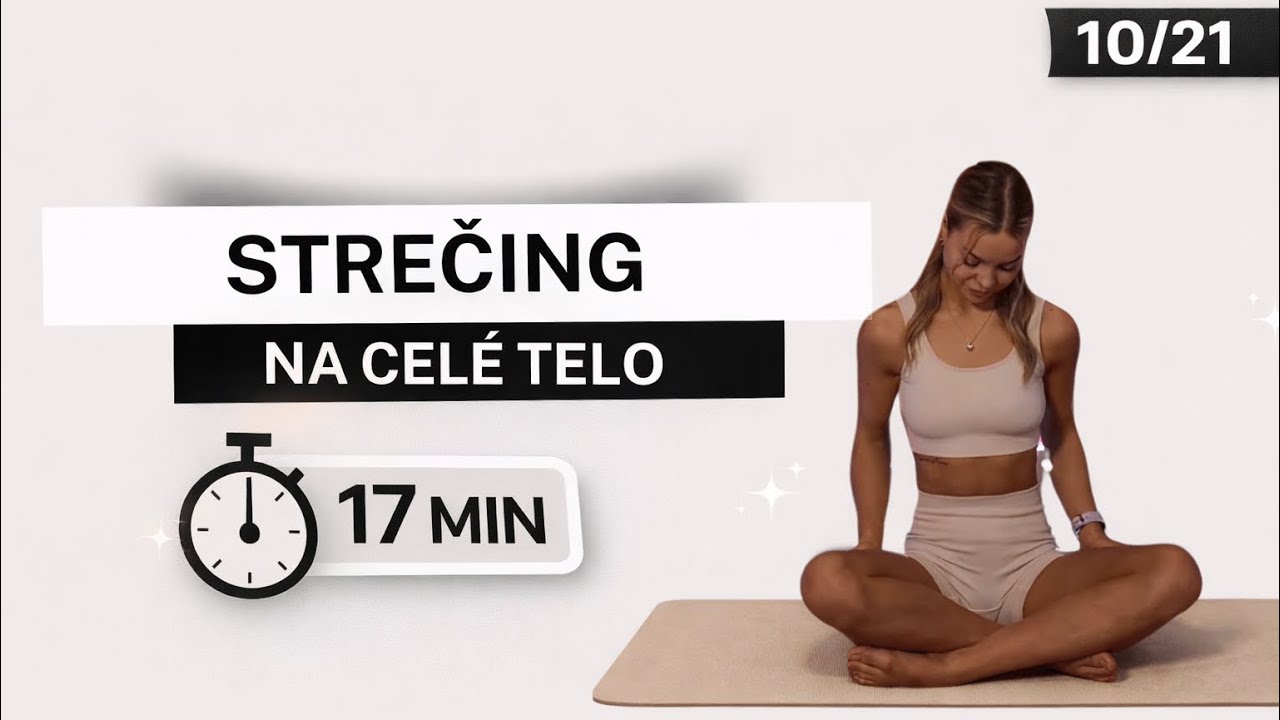 ДЕНЬ 10! 🧘‍♀️ 21-дневный челлендж | Растяжка всего тела | Активное восстановление (17 мин)