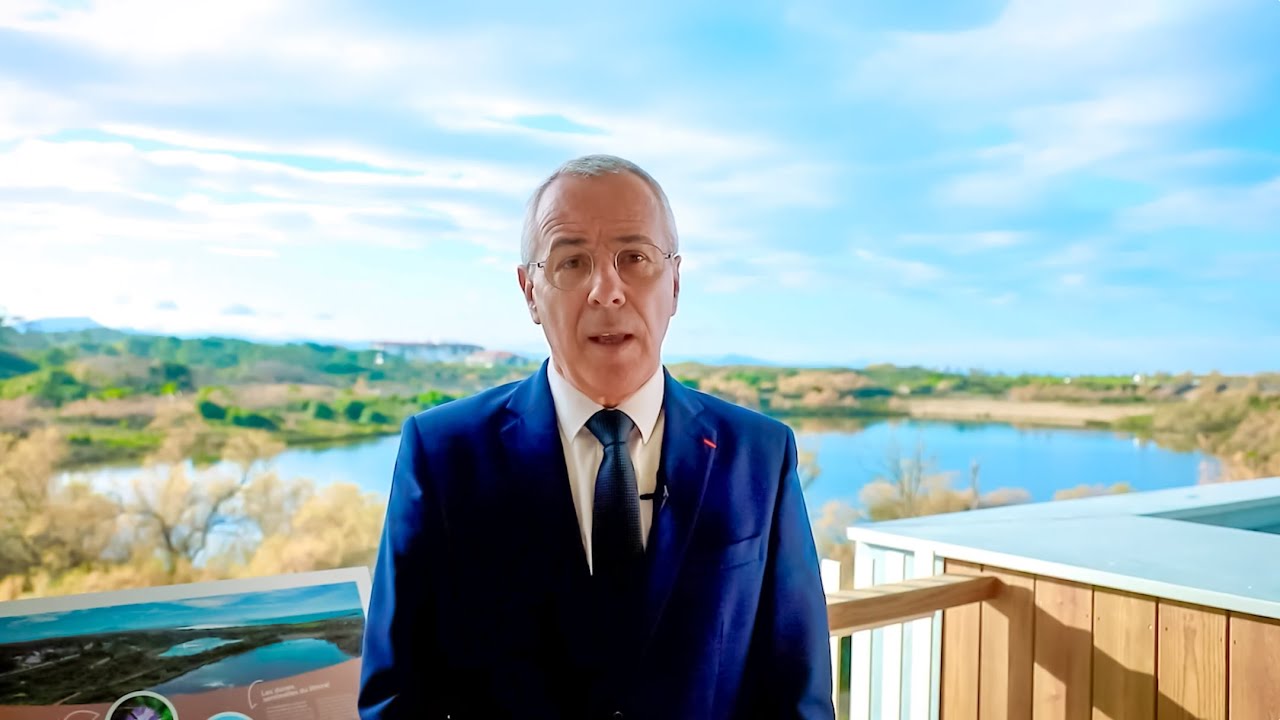 Claude Olive, Maire d'Anglet, présente ses vœux 2026