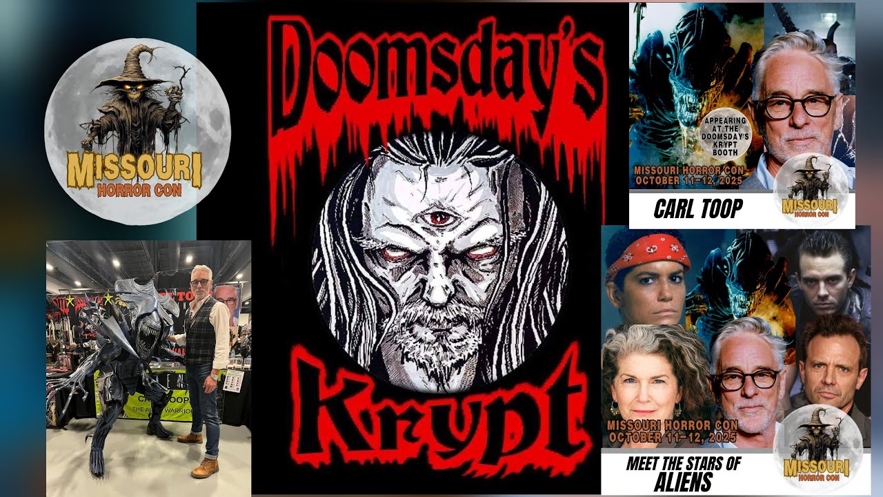 Talking Missouri Horror Con w 86 Alien Warrior Carl Toop & Joey Mills