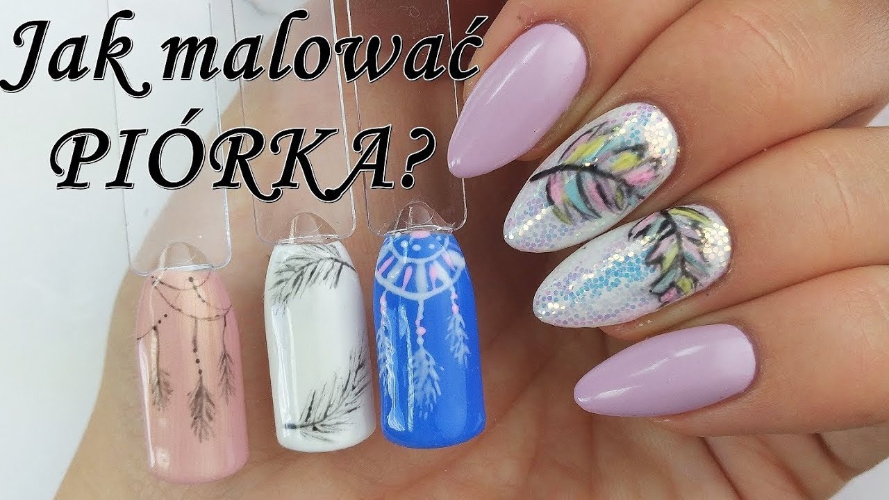 Jak malować PIÓRKA na paznokciach? Provocater i Lakierowniczka