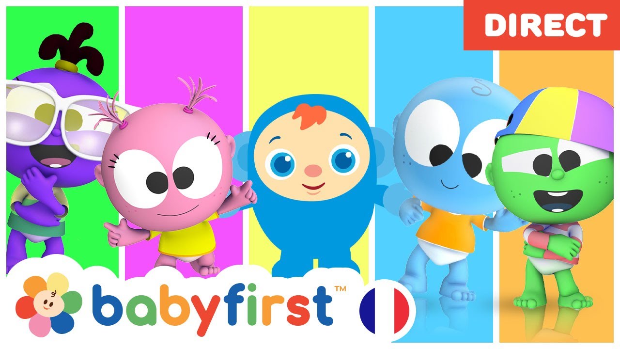 Nouvelle diffusion en direct | Couleurs | Nombres | Vocabulaire | Henri le Lapin et plus | BabyFirst