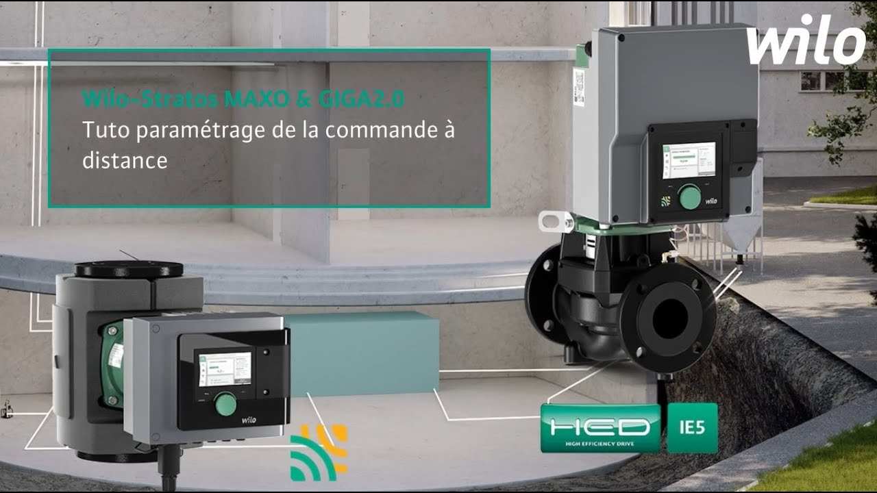 [Tuto] Paramétrage d'une commande à distance sur les Wilo-Stratos MAXO et Wilo-Stratos GIGA2.0