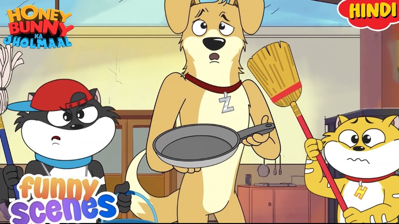 Honey Bunny Best Scenes | Cartoon For Kids | Compilation-140 | Yo Kids Comedy | S16