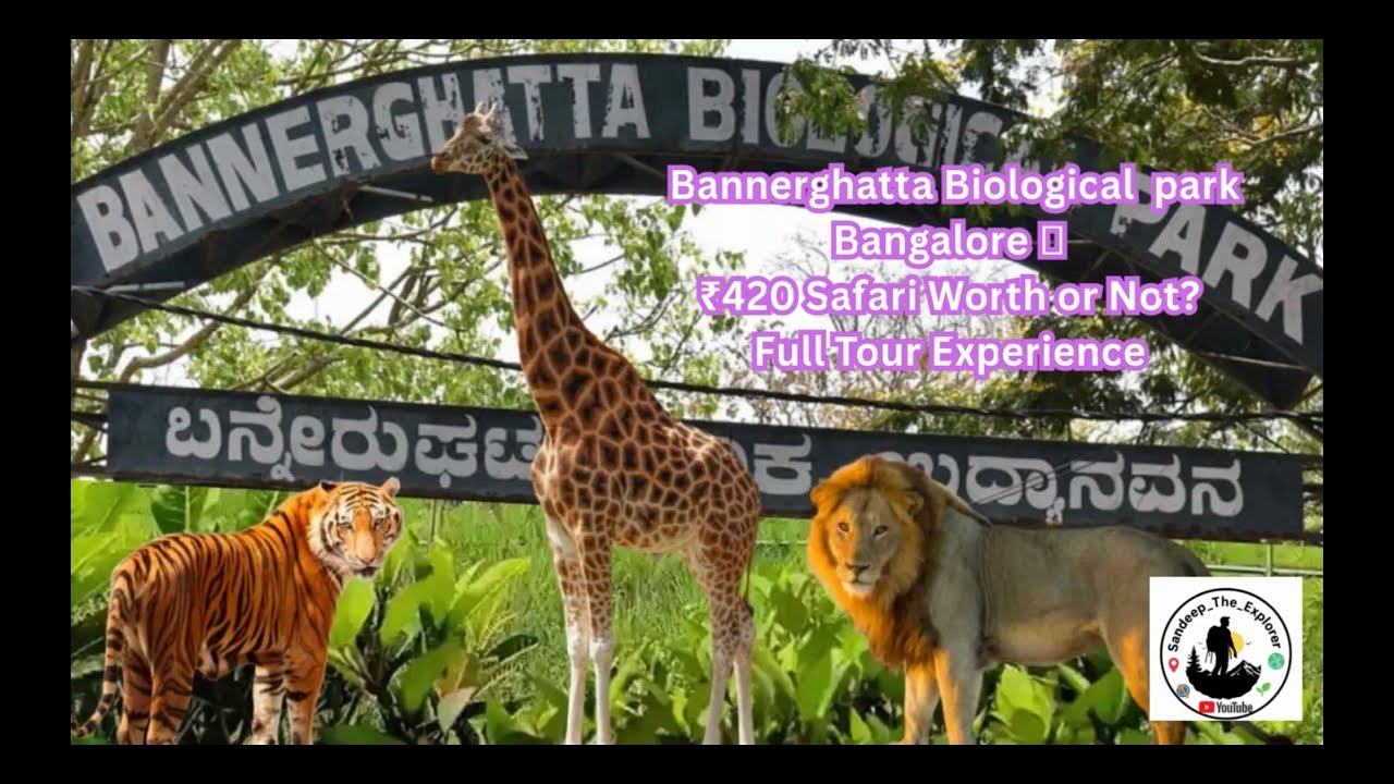 Bannerghatta Biological Park Safari 🦁 | Zoo & Safari Full Tour | Telugu Vlog#travel #viral #nature