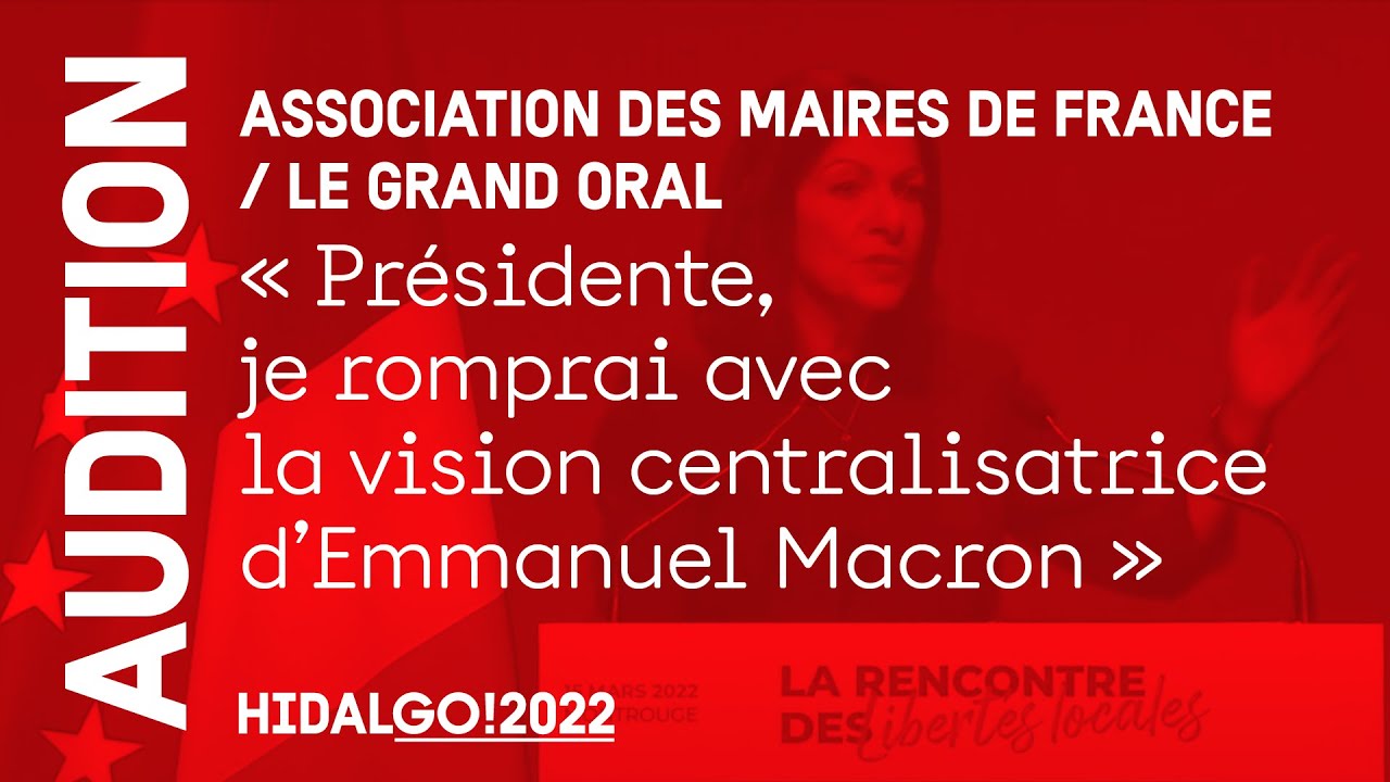 Présidente, je romprai avec la vision centralisatrice d’Emmanuel Macron