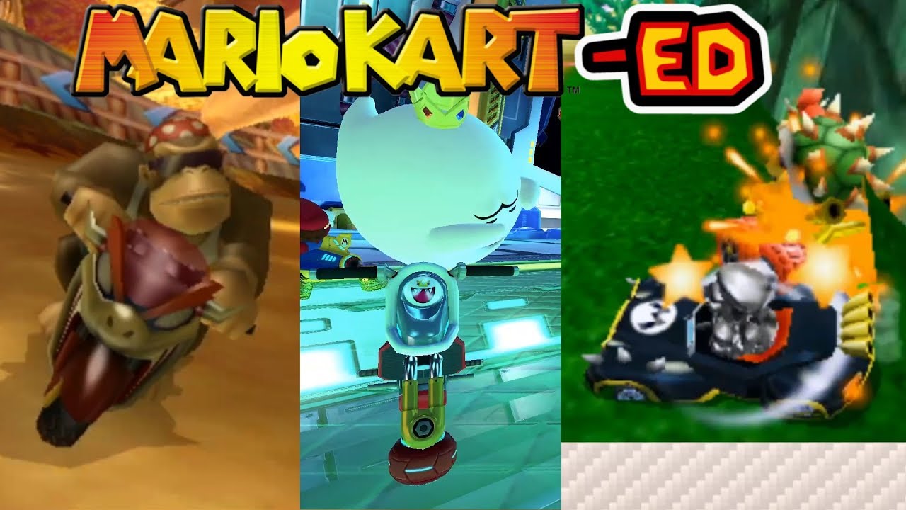 Mario Karted Fail Montage - Multiple Games! #2
