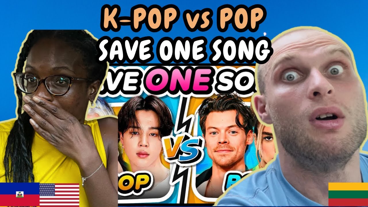 REACTION TO KPOP vs POP: Save One Song 🎶 | MUSIC QUIZ CHALLENGE | FIRST TIME WATCHING