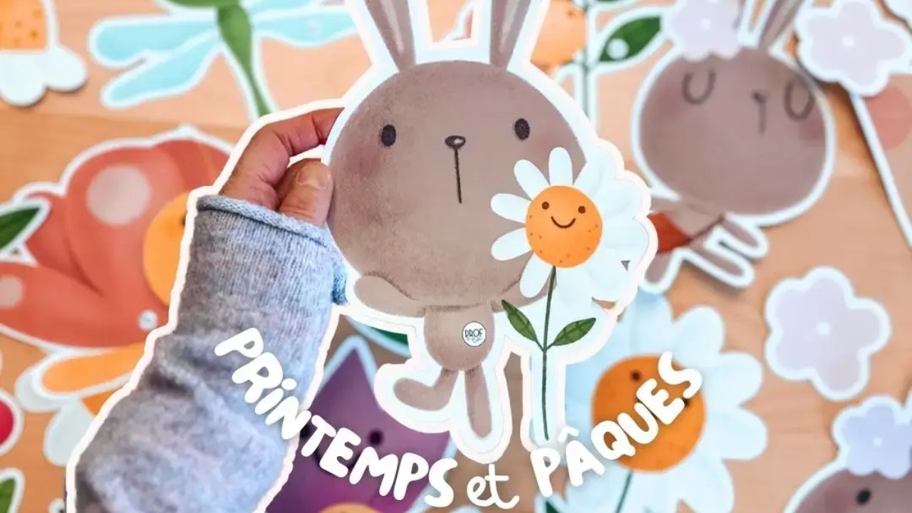 VLOG: décoration pâques et printemps. Ballade avec les loulous.