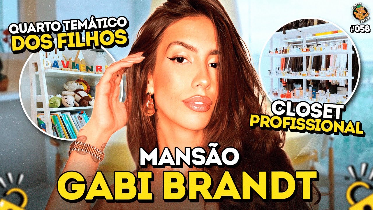 FIZEMOS UM TOUR PELO APARTAMENTO DE LUXO DA GABI BRANDT - Podpah Visita #58
