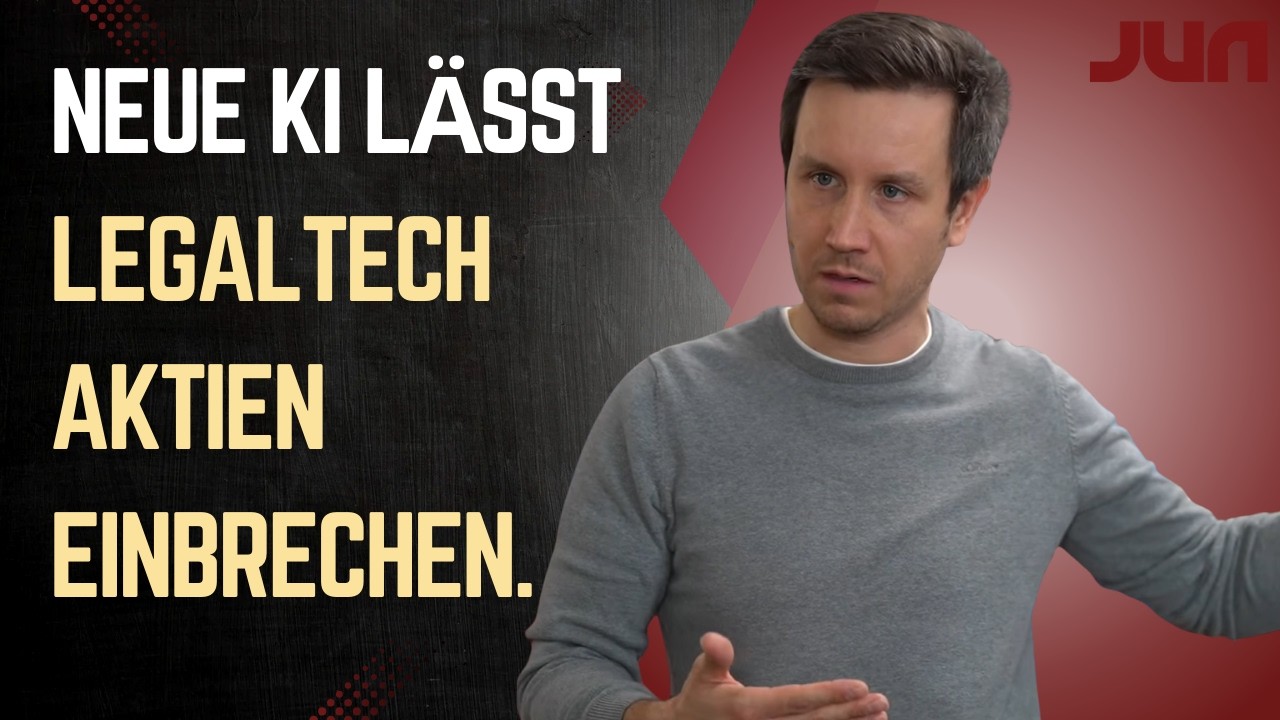 Neue KI lässt LegalTech Aktien einbrechen. 