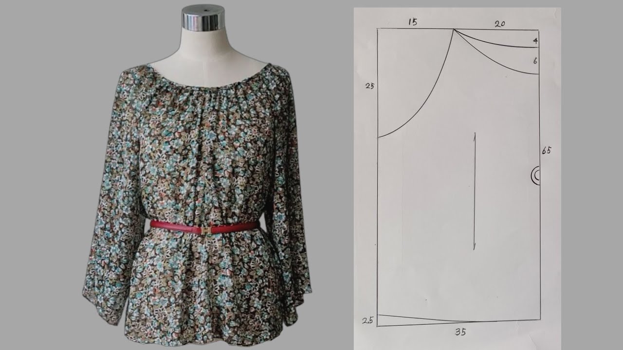 쉽고 빠르고 간편하게 만드는 시폰블라우스 Chiffon blouse made quickly and easily