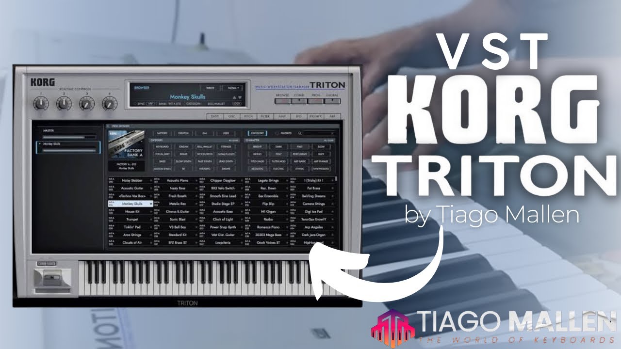 KORG TRITON VST (TEST) By Tiago mallen #korg #korgtriton