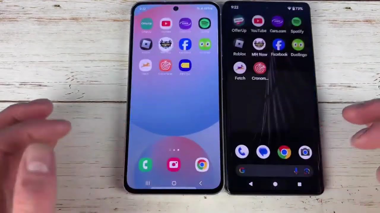 Samsung S24 FE Vs Google Pixel 7 Pro Speed Test Comparison