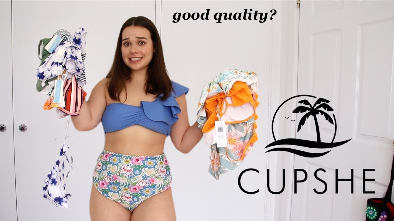 Cupshe swimsuit haul for mid-sized girls! *black friday sale try on*