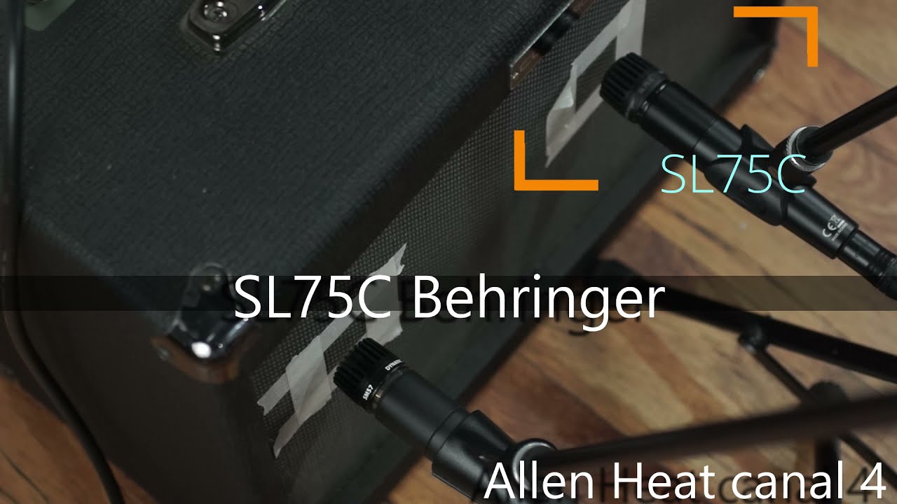 SM57 Shure vs SL75C Behringer - Amplificador Valvulado | by Restani