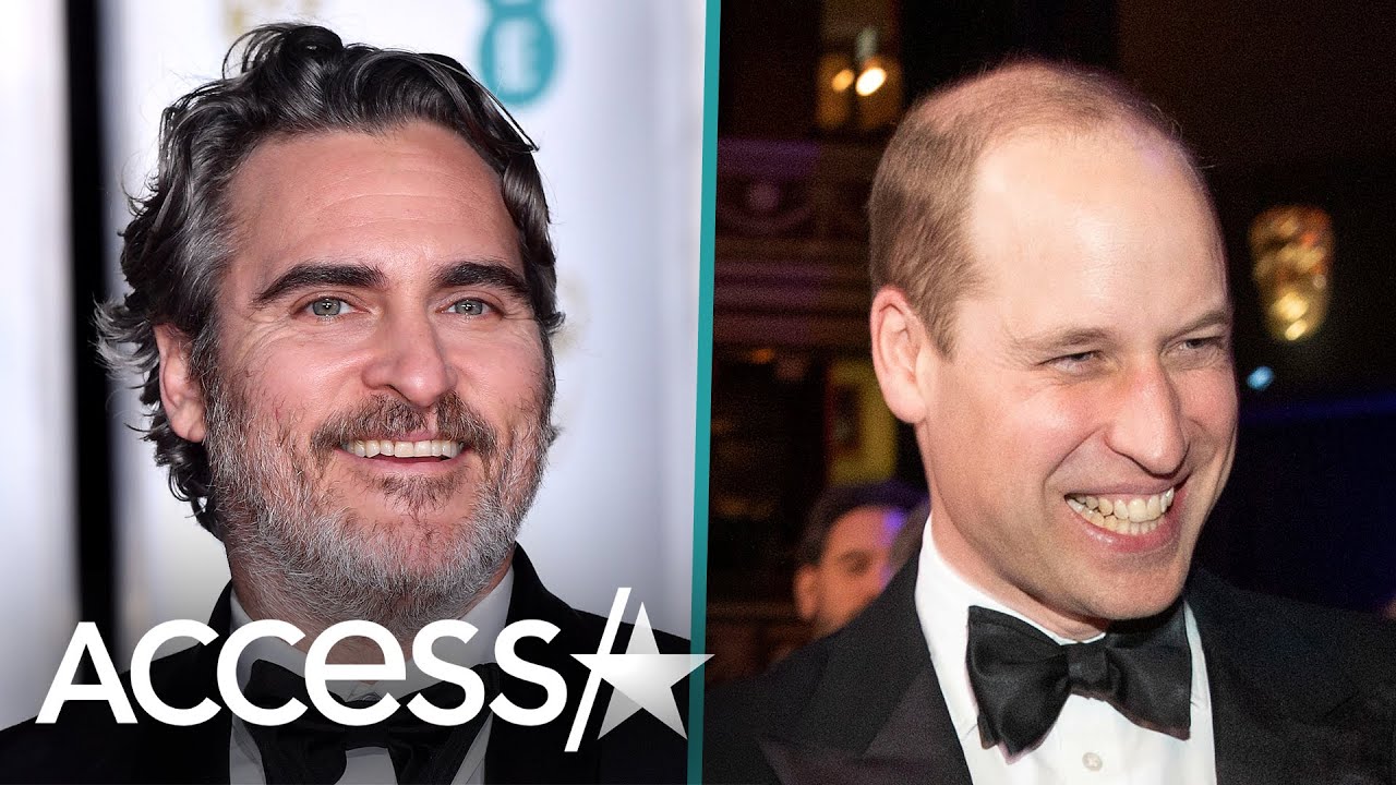 Joaquin Phoenix Curtsies To Prince William In Chummy BAFTAs Moment We Can't Stop Watching