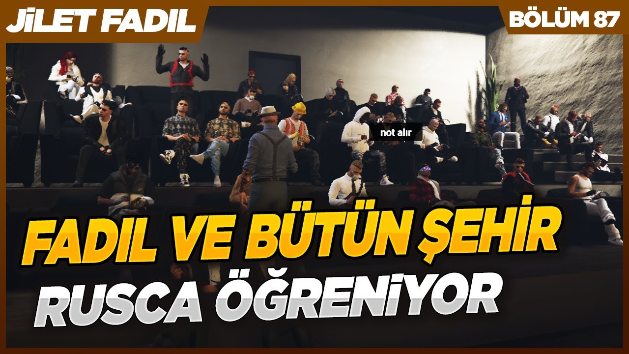 FADIL VE BUTUN SEHIR RUSÇA ÖĞRENİYOR (GTA 5 ROLEPLAY)