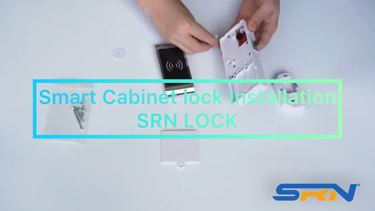 How to install the smart cabinet lock?