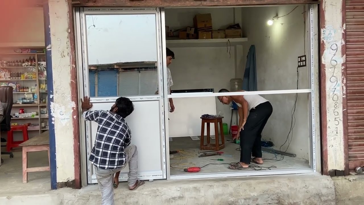   Aluminum partition || ￼कैसे वनाया जाता है और कितना। ख़र्चा आता हौ || ￼how to make partition #viral