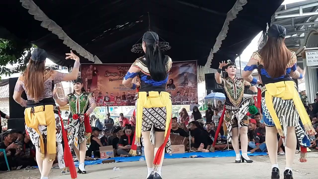 PAKEM TARI JATHILAN OBYOK LIVE DESA SUKOREJO KEBONSARI MADIUN PENARI JATHIL CANTIK
