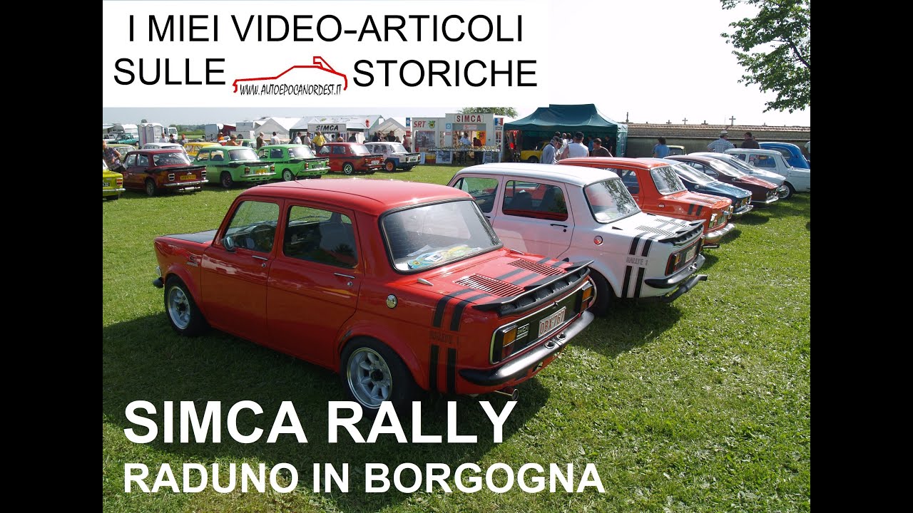 SIMCA 1000 RALLY RALLY2 RALLY3 1200S SIMCA CG COUPE RADUNO concentration Bourgogne 2009
