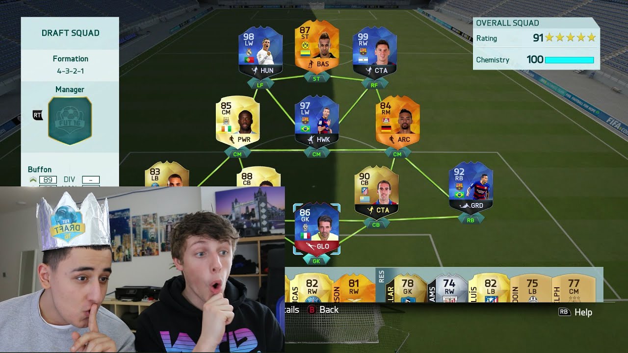 THE FASTEST FUT DRAFT ON YOUTUBE!! - FIFA 16