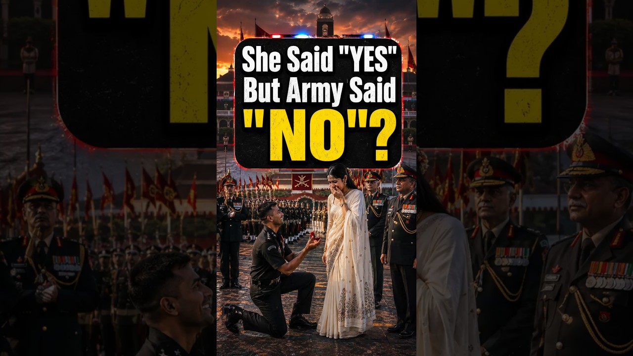 She Said YES, But Army Said NO? | Captain&rsquo;s Viral Proposal Sparks Controversy #shorts
