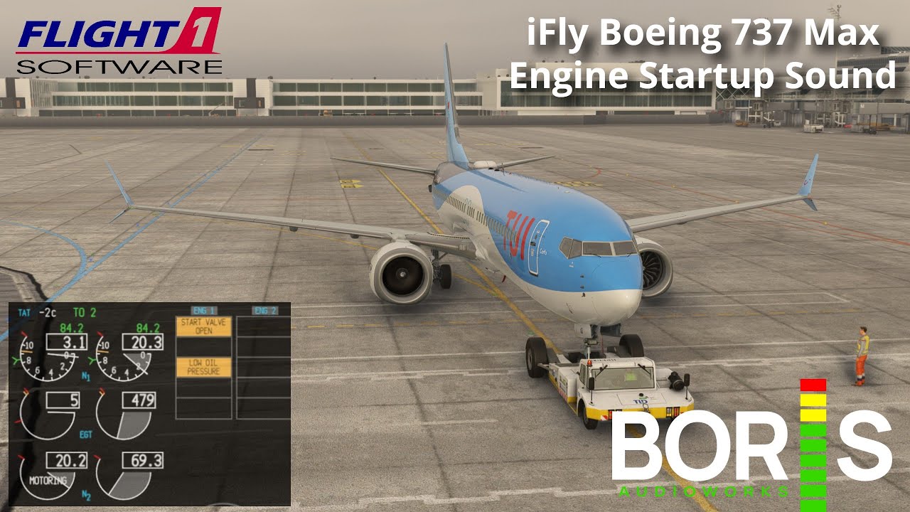 IFLY 737 MAX ENGINE STARTUP SOUND | MSFS2020!