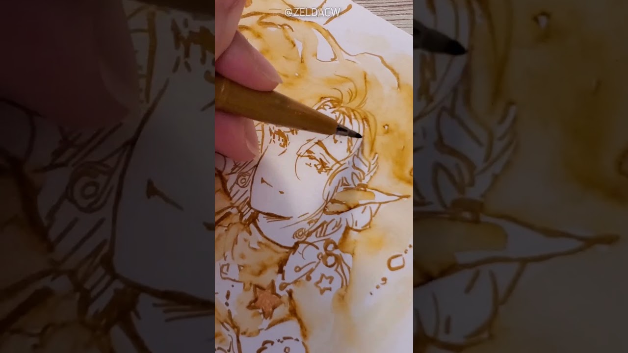 water accidentally spilled over this drawing... 